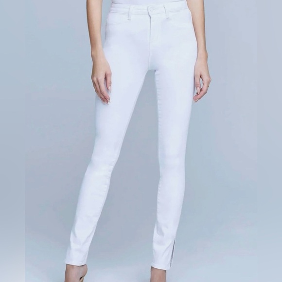 NEW L'AGENCE josie jean in blanc - Picture 1 of 9